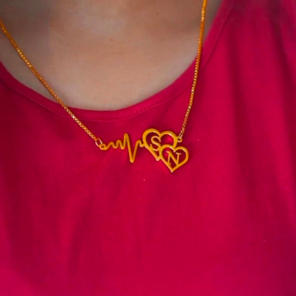 Customise Alphabet Name Necklace - Zewar Mahal