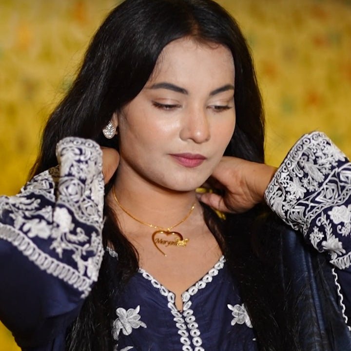 Customised Name Necklace - Zewar Mahal