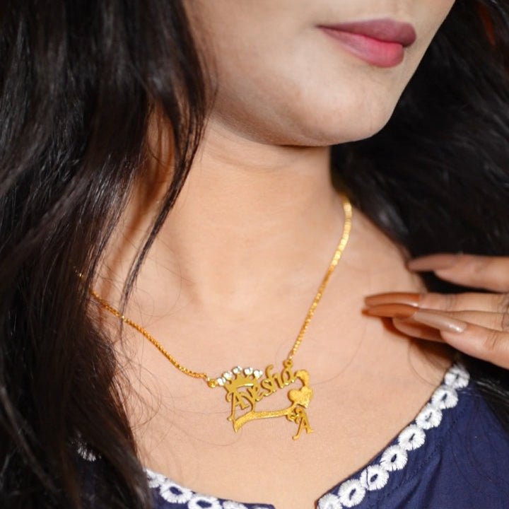 Customised Name Necklace - Zewar Mahal