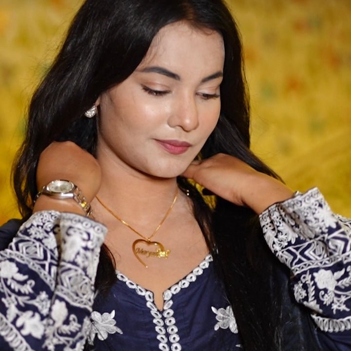 Customised Name Necklace - Zewar Mahal