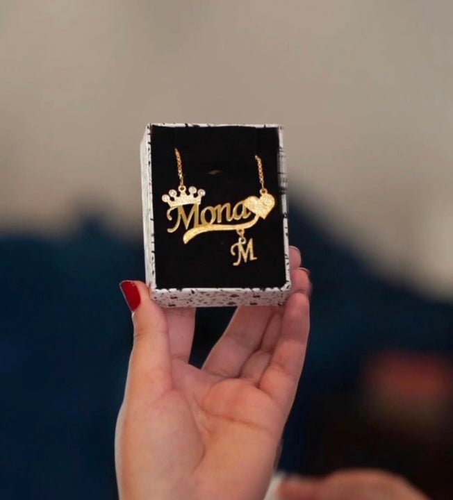 Customised Name Necklace - Zewar Mahal