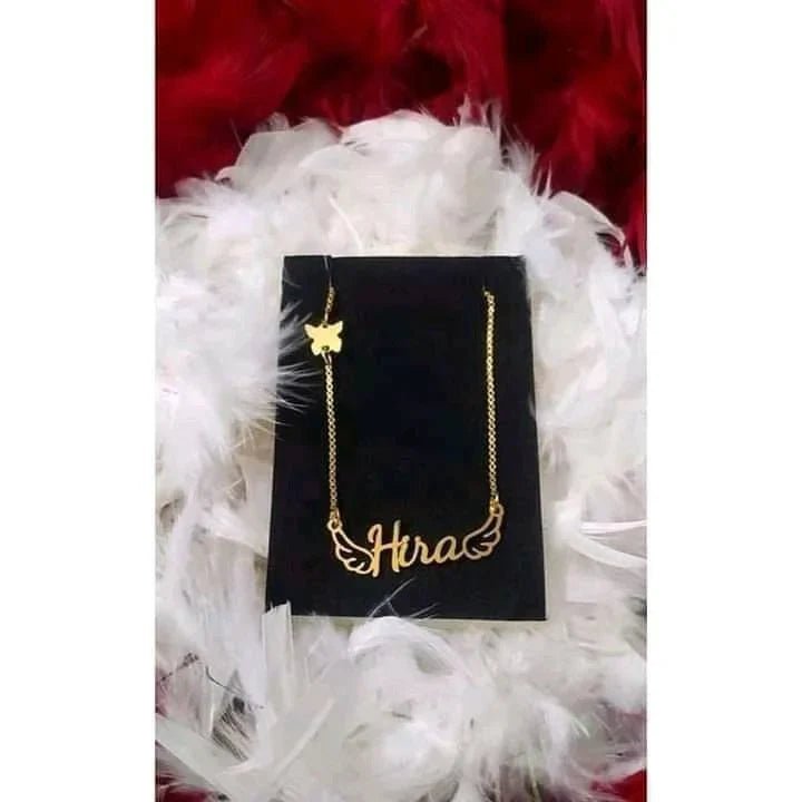 Customised Name Necklace in Angel - Zewar Mahal