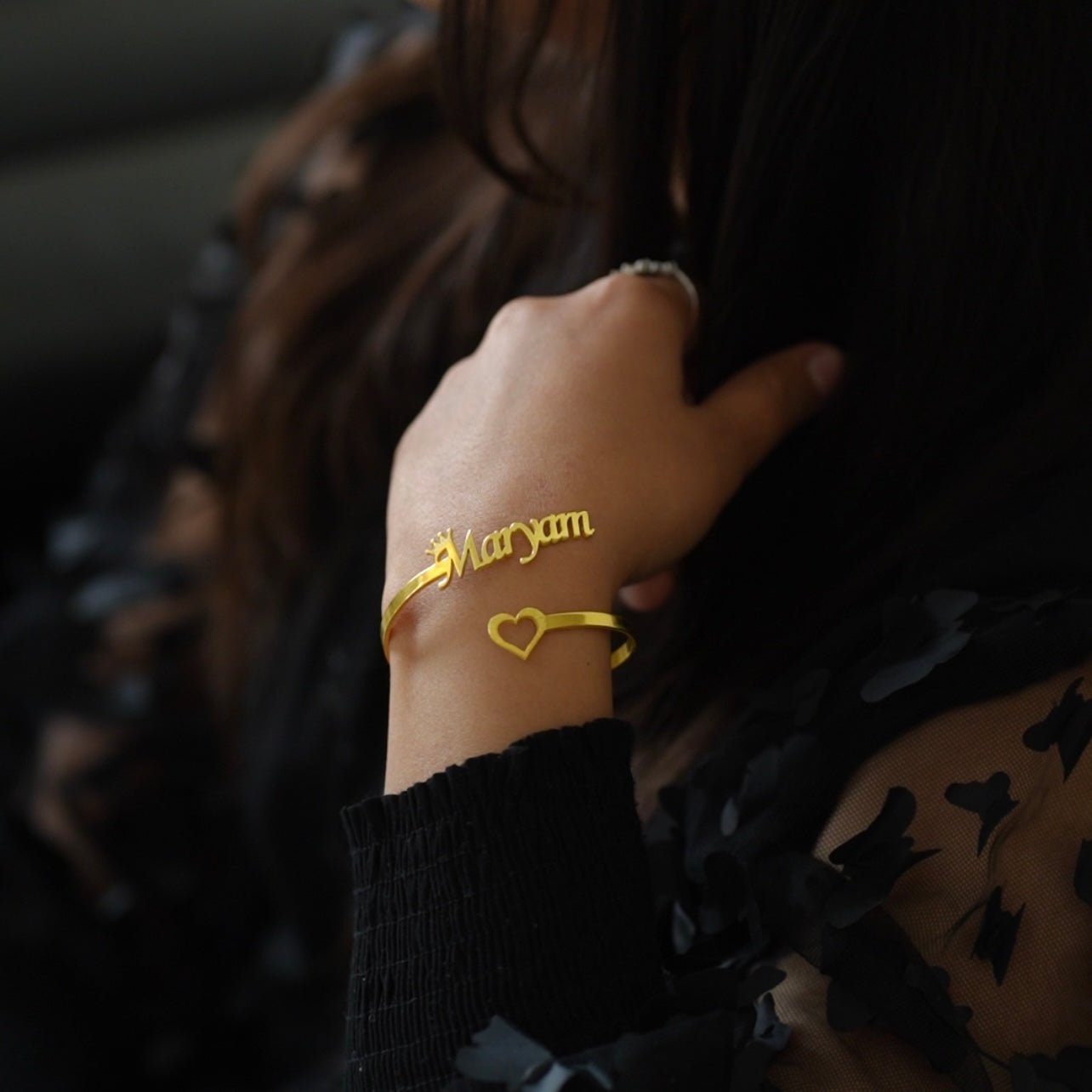 Customize Crown Name Bangle - Zewar Mahal