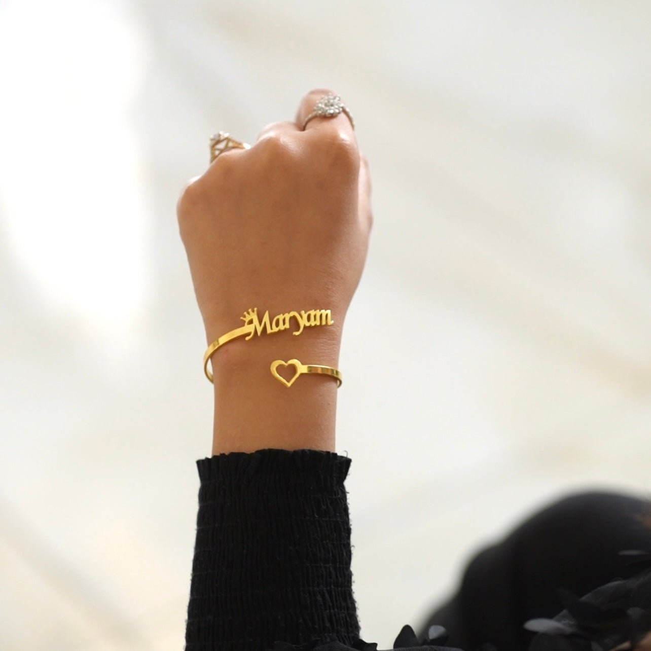 Customize Crown Name Bangle - Zewar Mahal