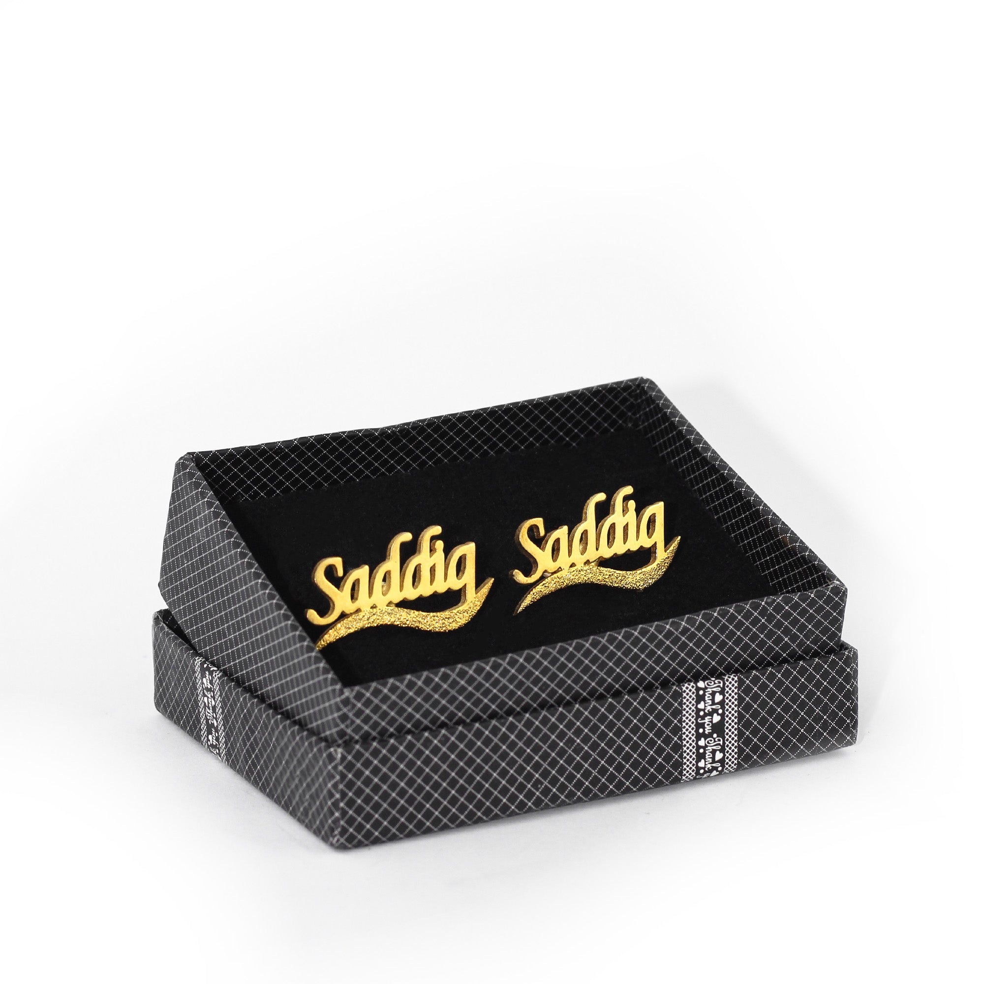 Customize Name Cufflinks - Zewar Mahal