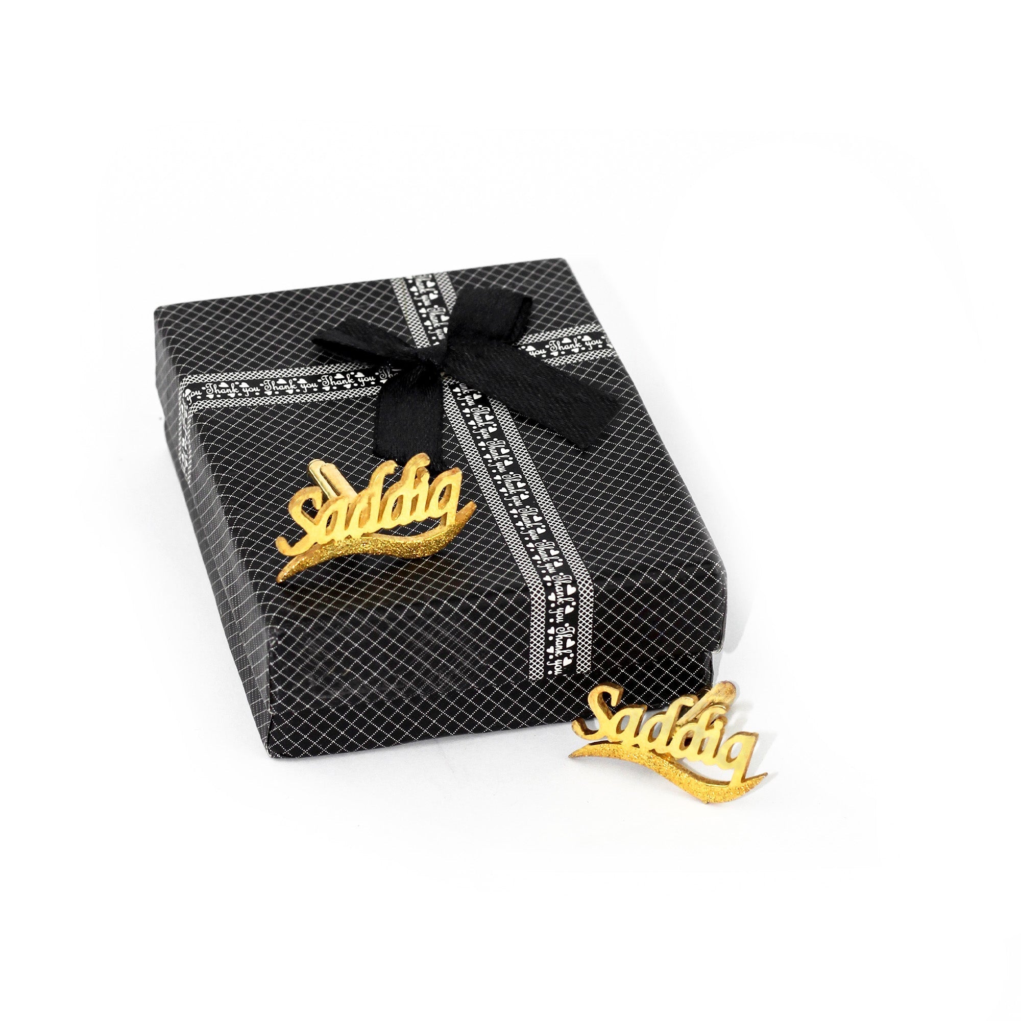 Customize Name Cufflinks - Zewar Mahal