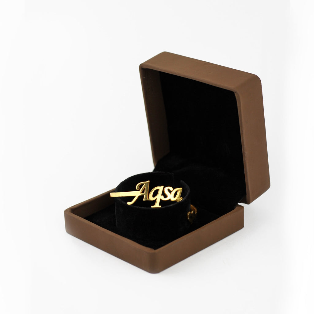 Customize Name Heart Bangle - Zewar Mahal