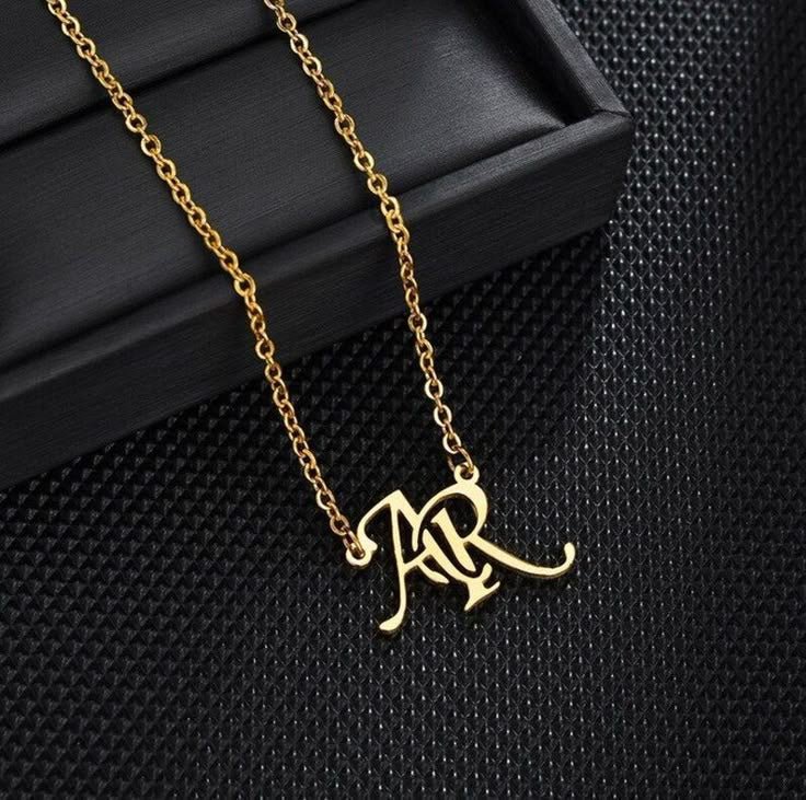 Double Alphabet Name Necklace - Zewar Mahal